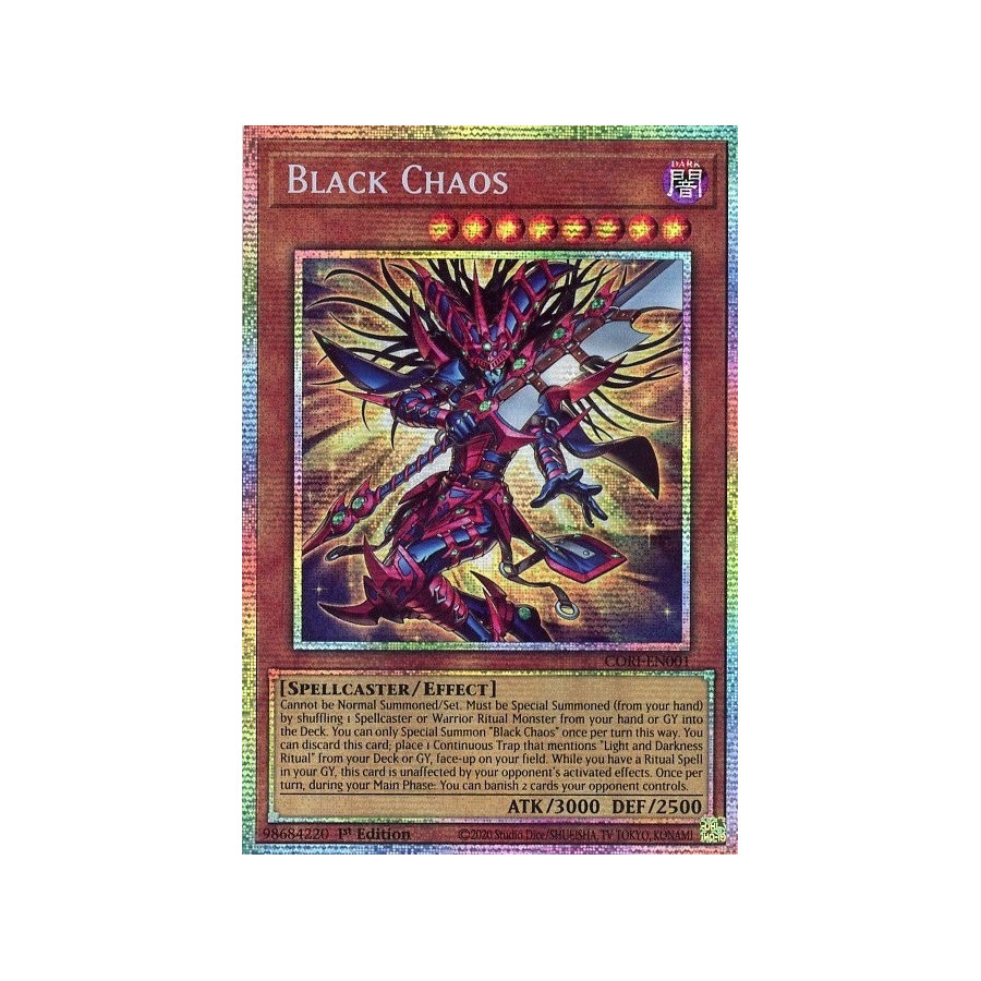 Yu-Gi-Oh TCG CORI-EN001 STAR Black Chaos Chaos Origins