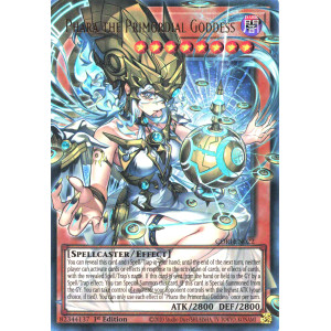 Yu-Gi-Oh TCG CORI-EN022 UR Phara the Primordial Goddess (extended art) Chaos Origins