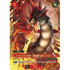 Palworld TCG EBP01-001SSP SSP Jormuntide Ignis – Savage Lava Dragon Dawn of Palpagos
