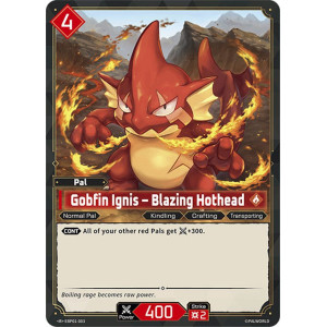 Palworld TCG EBP01-003 R Gobfin Ignis – Blazing Hothead Dawn of Palpagos