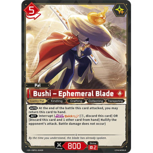 Palworld TCG EBP01-004SR SR Bushi – Ephemeral Blade Dawn of Palpagos