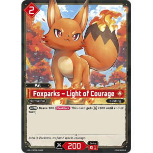 Palworld TCG EBP01-006SR SR Foxparks – Light of Courage Dawn of Palpagos