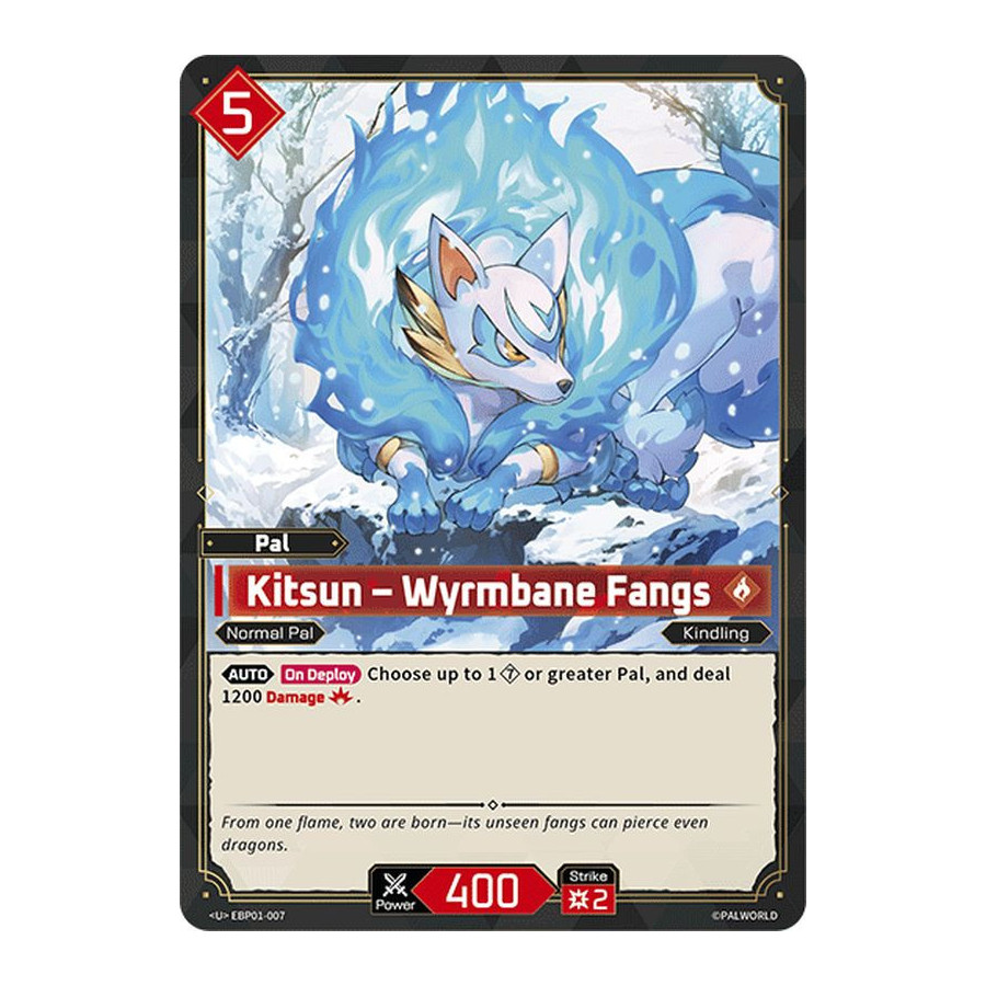 Palworld TCG EBP01-007 U Kitsun – Wyrmbane Fangs Dawn of Palpagos