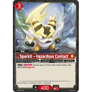 Palworld TCG EBP01-008 U Sparkit – Hazardous Contact Dawn of Palpagos