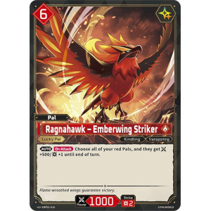 Palworld TCG EBP01-010 U Ragnahawk – Emberwing Striker Dawn of Palpagos