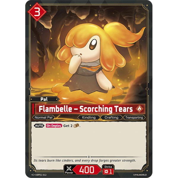 Palworld TCG EBP01-012 C Flambelle – Scorching Tears Dawn of Palpagos