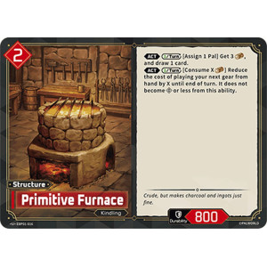 Palworld TCG EBP01-016 U Primitive Furnace Dawn of Palpagos