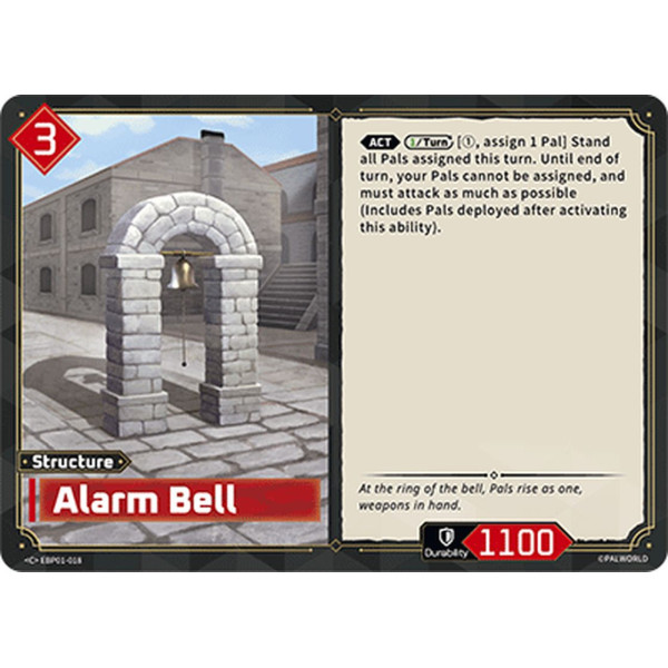 Palworld TCG EBP01-018 C Alarm Bell Dawn of Palpagos