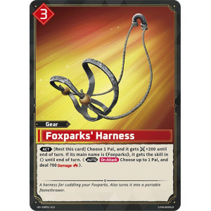 Palworld TCG EBP01-019 R Foxparks' Harness Dawn of Palpagos