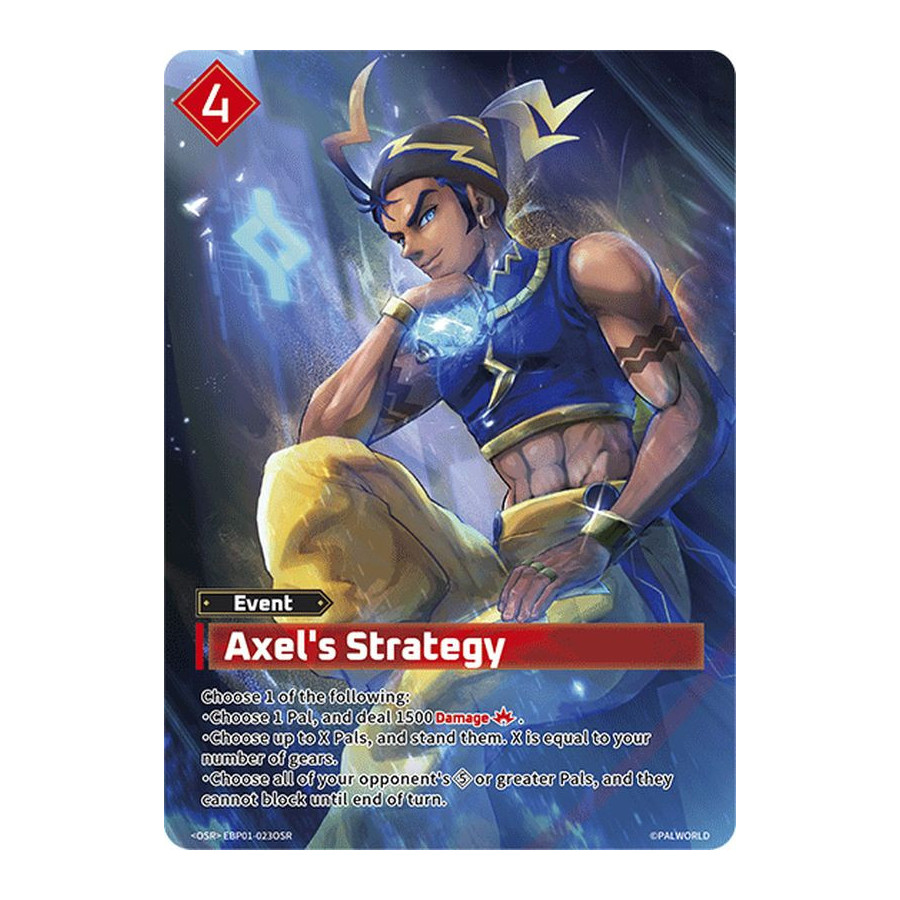 Palworld TCG EBP01-023OSR OSR Axel's Strategy Dawn of Palpagos