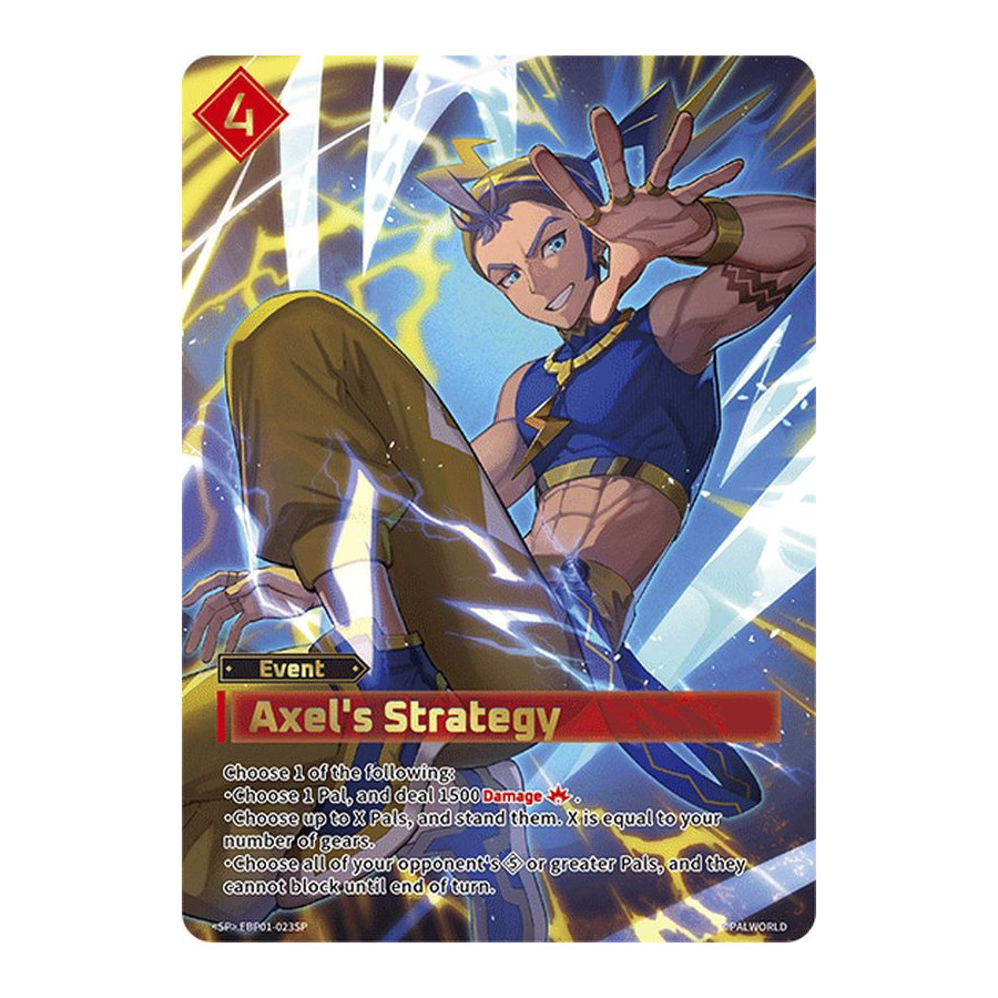 Palworld TCG EBP01-023SP SP Axel's Strategy Dawn of Palpagos