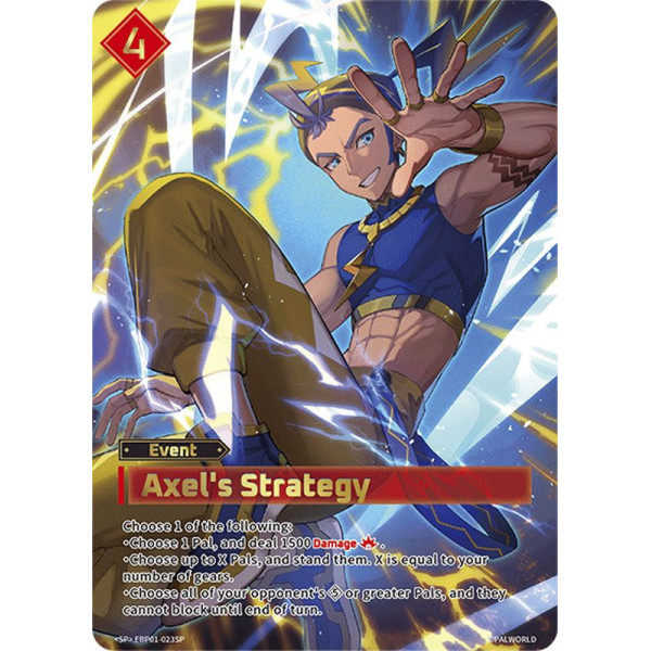 Palworld TCG EBP01-023SP SP Axel's Strategy Dawn of Palpagos