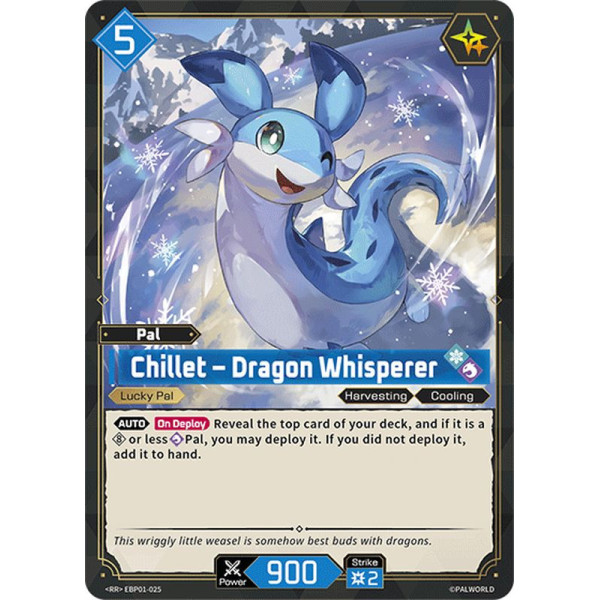 Palworld TCG EBP01-025 RR Chillet – Dragon Whisperer Dawn of Palpagos