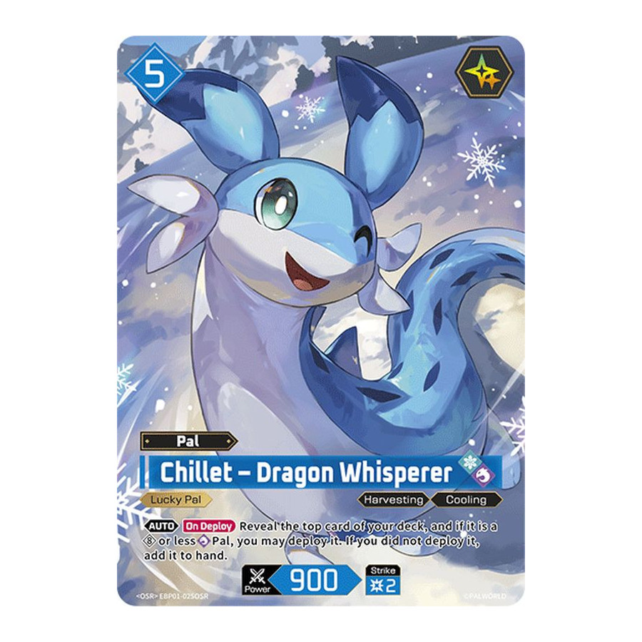 Palworld TCG EBP01-025OSR OSR Chillet – Dragon Whisperer Dawn of Palpagos