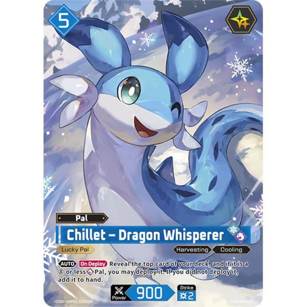 Palworld TCG EBP01-025OSR OSR Chillet – Dragon Whisperer Dawn of Palpagos