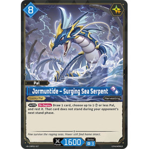 Palworld TCG EBP01-027 R Jormuntide – Surging Sea Serpent Dawn of Palpagos