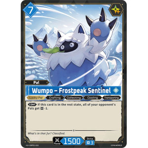 Palworld TCG EBP01-033 U Wumpo – Frostpeak Sentinel Dawn of Palpagos