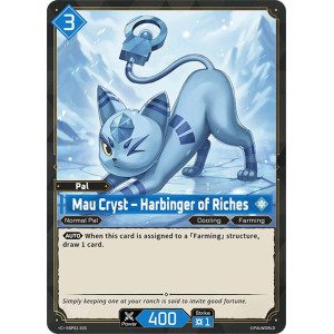 Palworld TCG EBP01-035 C Mau Cryst – Harbinger of Riches Dawn of Palpagos