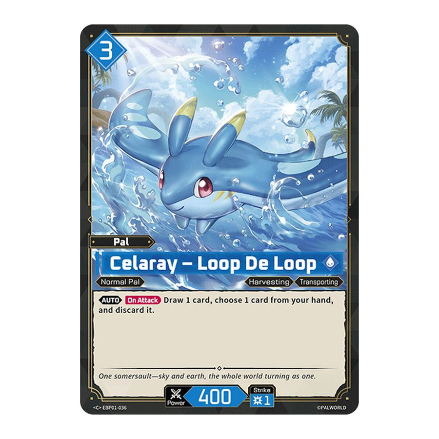 Palworld TCG EBP01-036 C Celaray – Loop De Loop Dawn of Palpagos