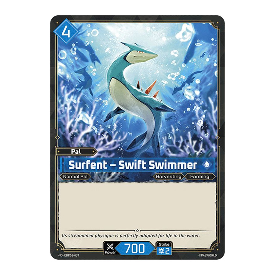 Palworld TCG EBP01-037 C Surfent – Swift Swimmer Dawn of Palpagos