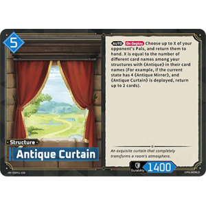 Palworld TCG EBP01-039 R Antique Curtain Dawn of Palpagos