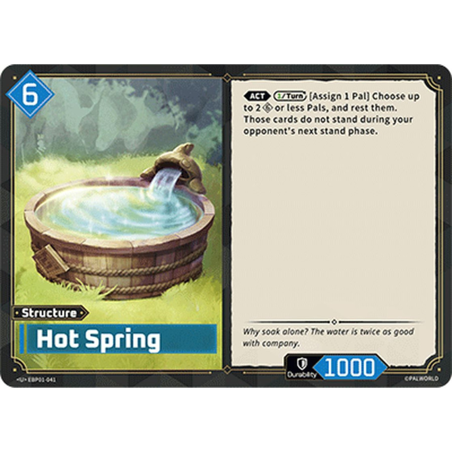 Palworld TCG EBP01-041 U Hot Spring Dawn of Palpagos