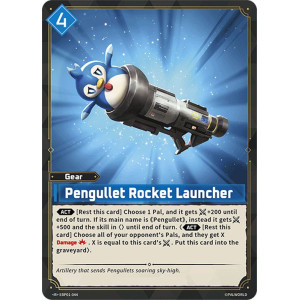 Palworld TCG EBP01-044 R Pengullet Rocket Launcher Dawn of Palpagos