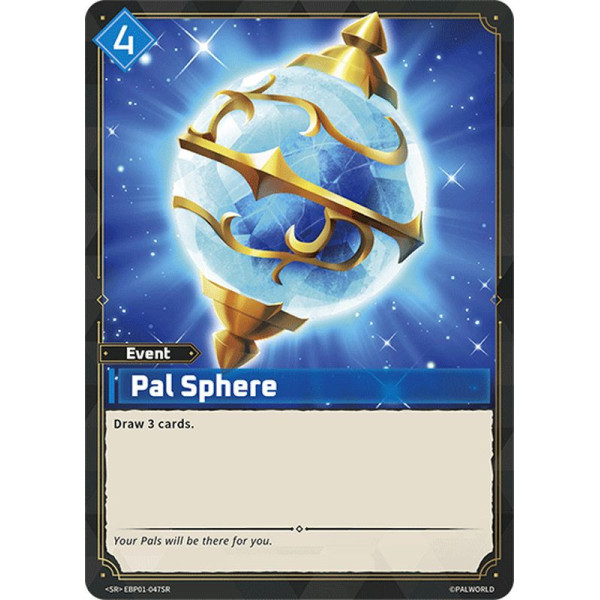 Palworld TCG EBP01-047SR SR Pal Sphere Dawn of Palpagos