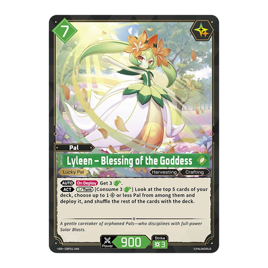 Palworld TCG EBP01-049 RR Lyleen – Blessing of the Goddess Dawn of Palpagos