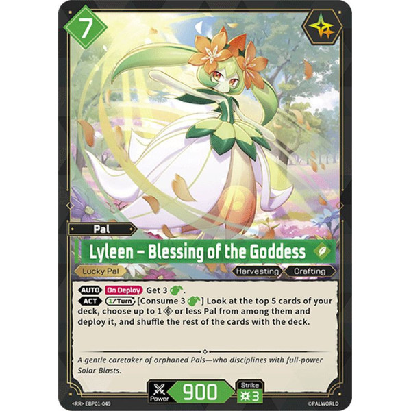 Palworld TCG EBP01-049 RR Lyleen – Blessing of the Goddess Dawn of Palpagos