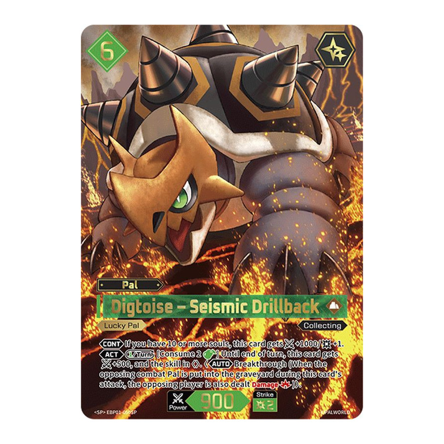 Palworld TCG EBP01-050SP SP Digtoise – Seismic Drillback Dawn of Palpagos