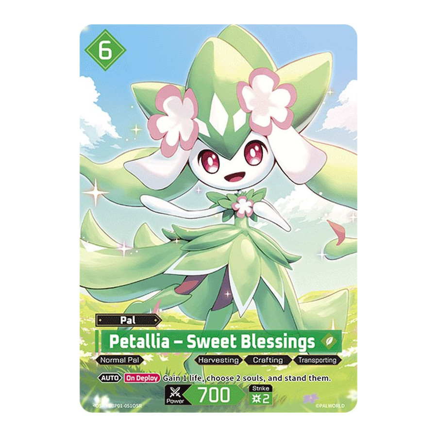 Palworld TCG EBP01-051OSR OSR Petallia – Sweet Blessings Dawn of Palpagos
