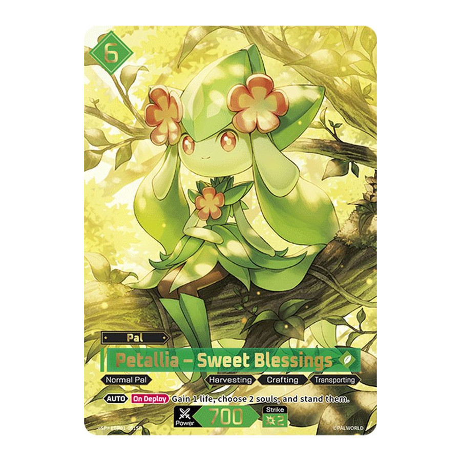 Palworld TCG EBP01-051SP SP Petallia – Sweet Blessings Dawn of Palpagos