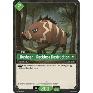 Palworld TCG EBP01-052 R Rushoar – Reckless Destruction Dawn of Palpagos