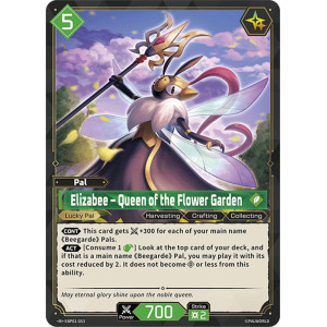 Palworld TCG EBP01-053 R Elizabee – Queen of the Flower Garden Dawn of Palpagos