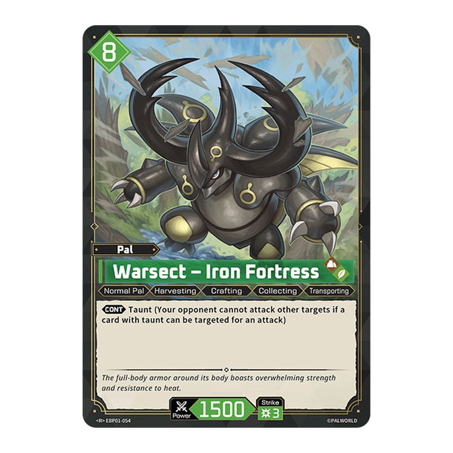 Palworld TCG EBP01-054 R Warsect – Iron Fortress Dawn of Palpagos