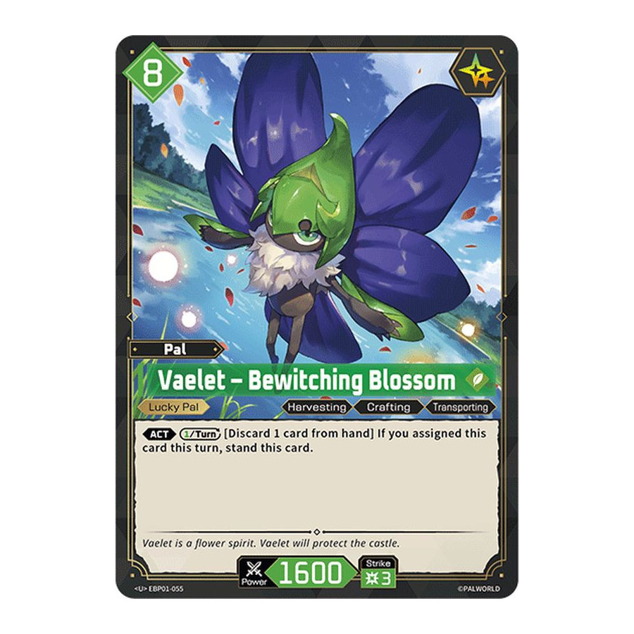 Palworld TCG EBP01-055 U Vaelet – Bewitching Blossom Dawn of Palpagos