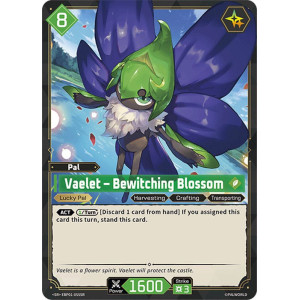 Palworld TCG EBP01-055SR SR Vaelet – Bewitching Blossom Dawn of Palpagos