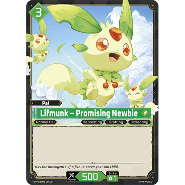 Palworld TCG EBP01-056SR SR Lifmunk – Promising Newbie Dawn of Palpagos