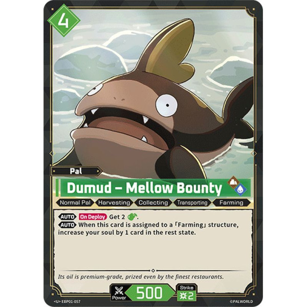 Palworld TCG EBP01-057 U Dumud – Mellow Bounty Dawn of Palpagos