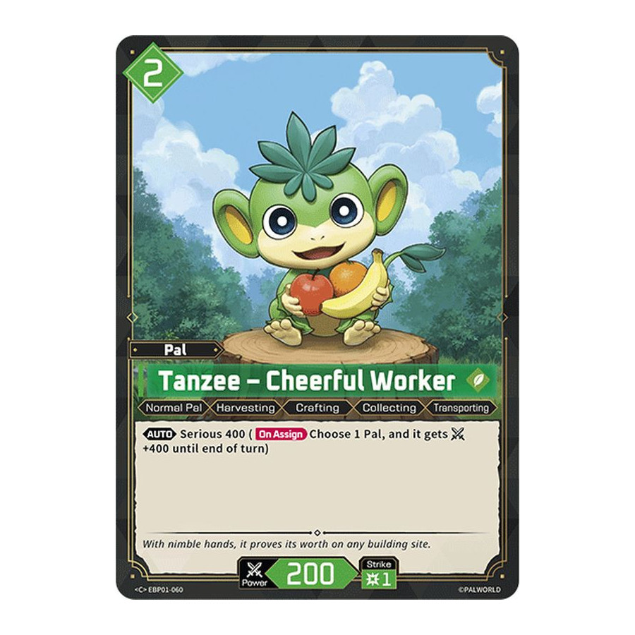 Palworld TCG EBP01-060 C Tanzee – Cheerful Worker Dawn of Palpagos