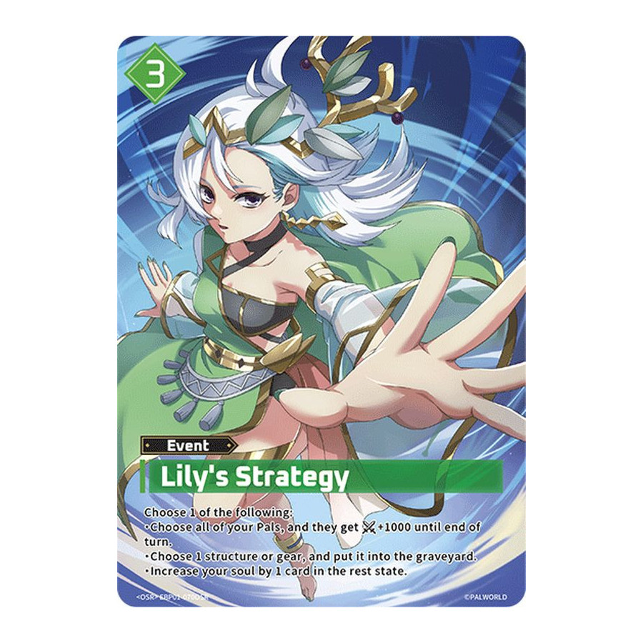 Palworld TCG EBP01-070OSR OSR Lily's Strategy Dawn of Palpagos