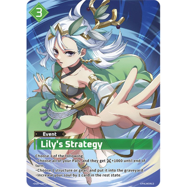 Palworld TCG EBP01-070OSR OSR Lily's Strategy Dawn of Palpagos
