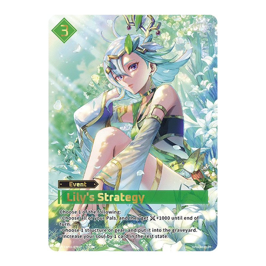Palworld TCG EBP01-070SP SP Lily's Strategy Dawn of Palpagos
