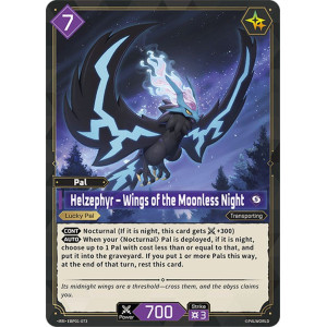 Palworld TCG EBP01-073 RR Helzephyr – Wings of the Moonless Night Dawn of Palpagos