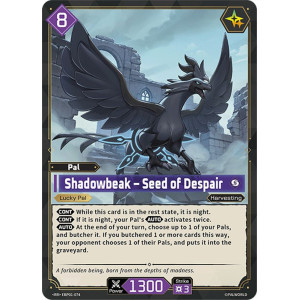 Palworld TCG EBP01-074 RR Shadowbeak – Seed of Despair Dawn of Palpagos