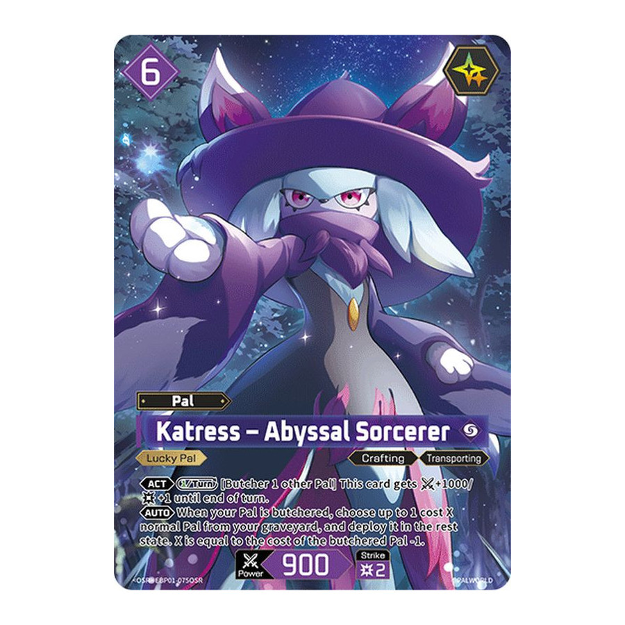 Palworld TCG EBP01-075OSR OSR Katress – Abyssal Sorcerer Dawn of Palpagos
