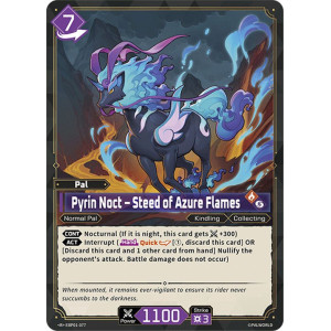 Palworld TCG EBP01-077 R Pyrin Noct – Steed of Azure Flames Dawn of Palpagos