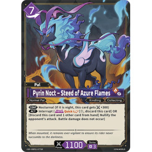 Palworld TCG EBP01-077SR SR Pyrin Noct – Steed of Azure Flames Dawn of Palpagos