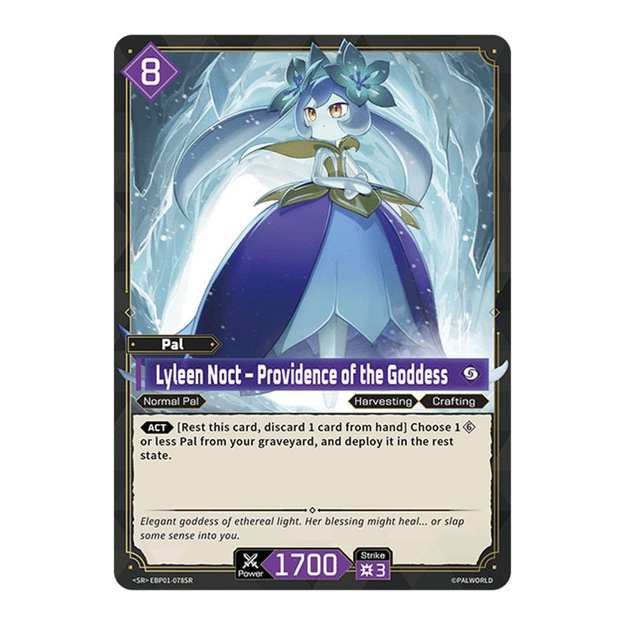 Palworld TCG EBP01-078SR SR Lyleen Noct – Providence of the Goddess Dawn of Palpagos